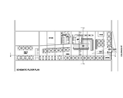 Miguel&acute;s La Bodega Floor Plan
