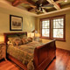 Arts & Crafts Custom Home - Master Bedroom